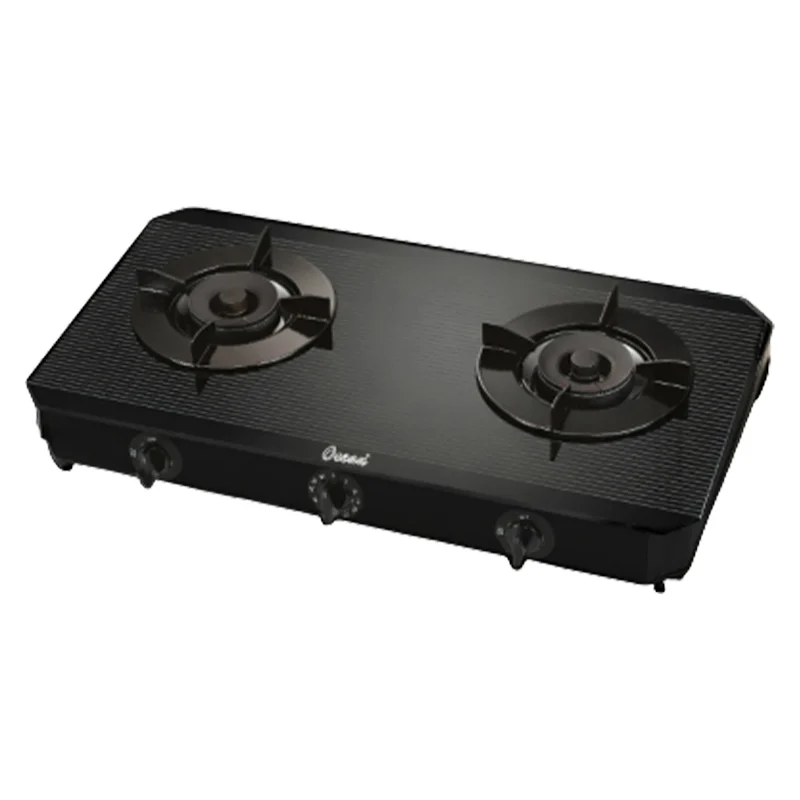 Ocean Gas Cooker Double Burner - Black Color – OGC230B
